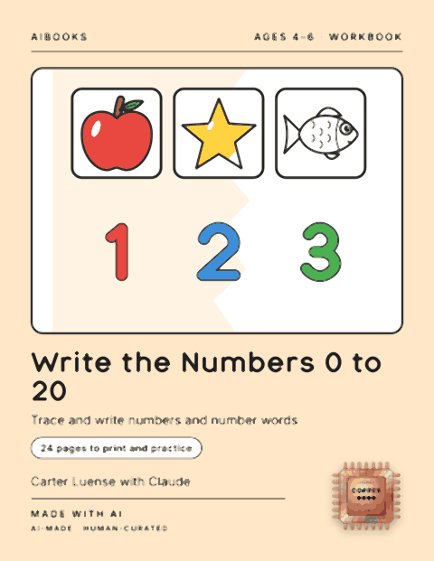 Write the Numbers 0 to 20