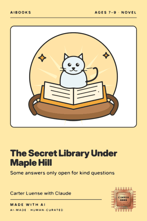 Cover of The Secret Library Under Maple Hill
