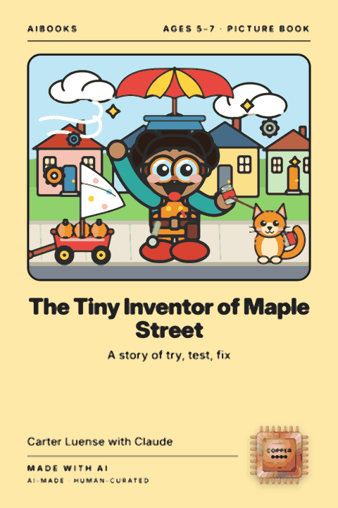 Cover of The Tiny Inventor of Maple Street