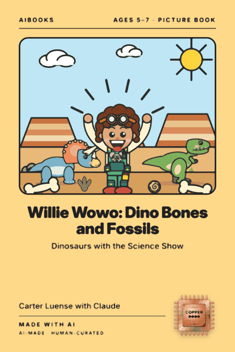 Cover of Willie Wowo: Dino Bones and Fossils